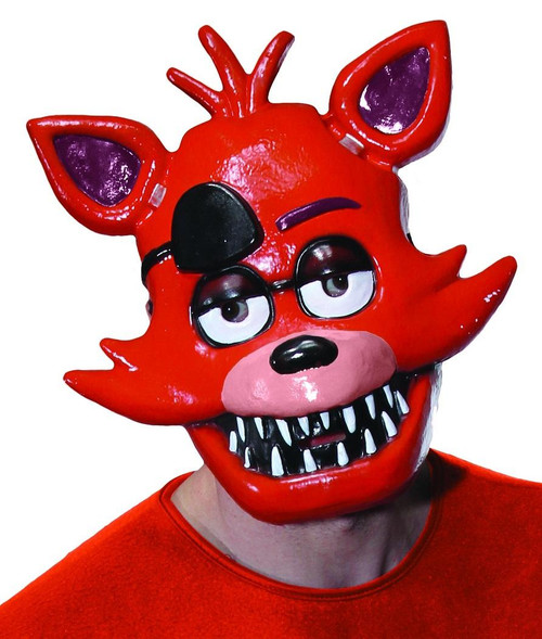 Foxy 1/2 Mask Five Nights Freddy's Fancy Dress Up Halloween Costume Accessory