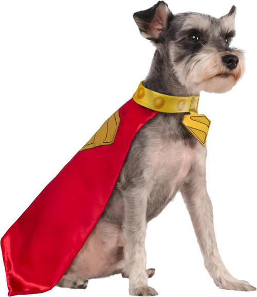 Krypto Cape DC Superman Movie Fancy Dress Up Halloween Pet Dog Cat Costume