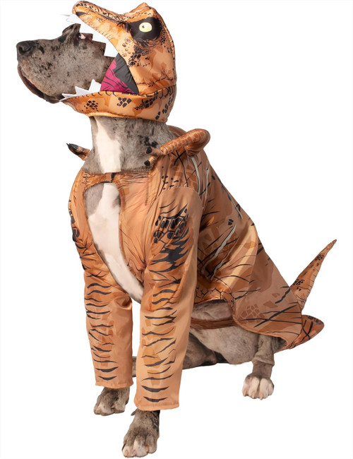 T-Rex Big Dog Dinosaur Jurassic World Fancy Dress Halloween Pet Dog Cat Costume