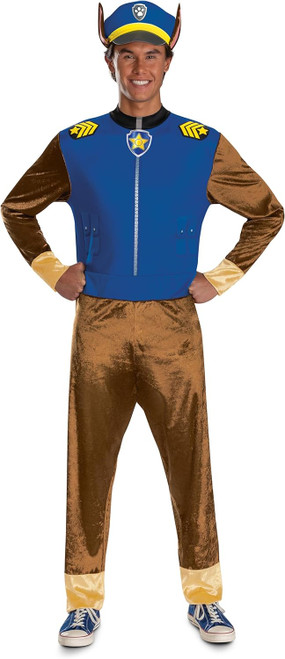 Chase Classic Paw Patrol Puppy Dog Animal Fancy Dress Up Halloween Adult Costume