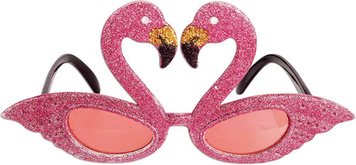 Flamingo Glasses Novelty Eyewear Fancy Dress Halloween Adult Costume Accessory