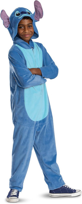 Stitch Unisex Jumpsuit Classic Disney Fancy Dress Up Halloween Child Costume