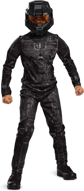 Stealth Spartan Classic Halo Game Soldier Fancy Dress Up Halloween Child Costume Stealth Spartan Classic Halo Game Soldier Fancy Dress Up Halloween Child Costume