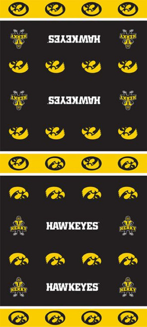 Iowa Hawkeyes NCAA College Sports Banquet Party Decoration Plastic Tablecover