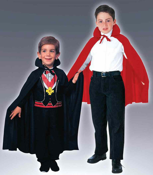 27" Cape Vampire Devil Fancy Dress Up Halloween Child Costume Accessory 2 COLORS