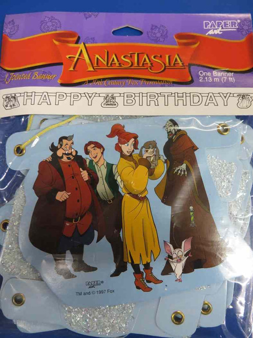 Anastasia Disney Birthday Party Decoration Jointed Banner