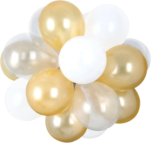 Air-Filled Latex Balloon Chandelier Birthday Theme Party Decoration 6 COLORS