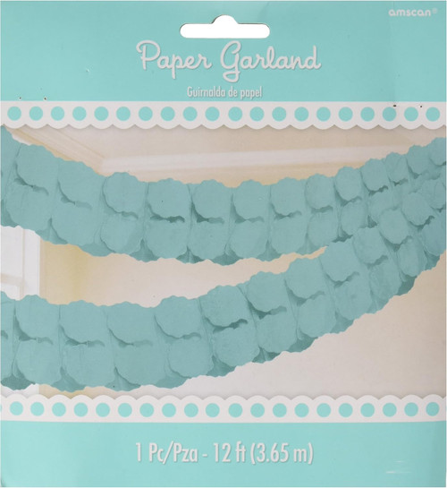 Solid Color Birthday Theme Party Hanging Decoration Paper Garland 16 COLORS