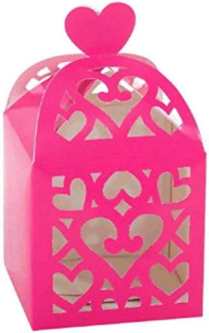 Solid Color Wedding Theme Party 50 ct. Paper Lantern Favor Boxes 3 COLORS