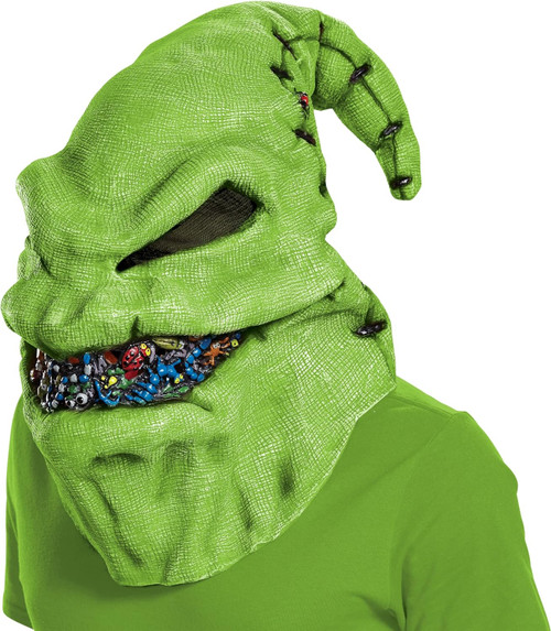 Oogie Boogie Mask Nightmare Before Christmas Adult Costume Accessory GREEN