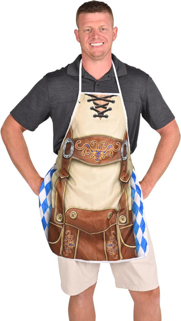 Oktoberfest Fabric Novelty Apron Fancy Dress Halloween Adult Costume Accessory