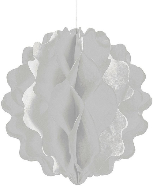 Solid Color Baby Shower Wedding Party Hanging Decoration Tissue Ball 3 COLORS