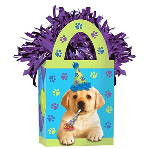 Party Pups Puppy Dog Animal Birthday Party Decoration Gift Bag Balloon Weight