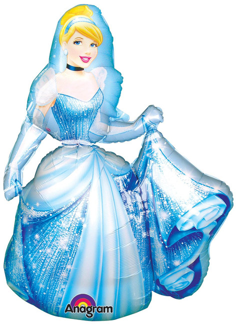 Cinderella Disney Princess Birthday Party Decoration Airwalker Mylar Balloon