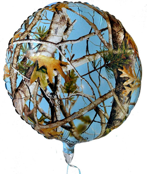 Light Blue Camo Next Vista Baby Shower Party Decoration 18" Mylar Balloon