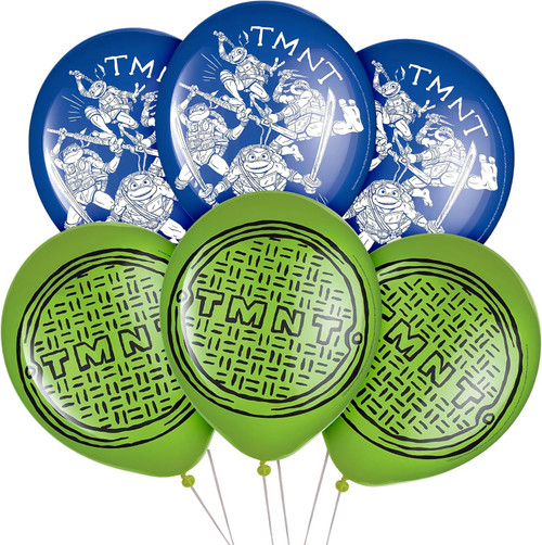 TMNT Mutant Mayhem Ninja Turtles Kids Birthday Party Decoration Latex Balloons