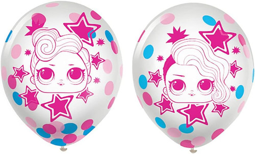 LOL Surprise Together 4 Eva Doll Kids Birthday Party Decoration Latex Balloons