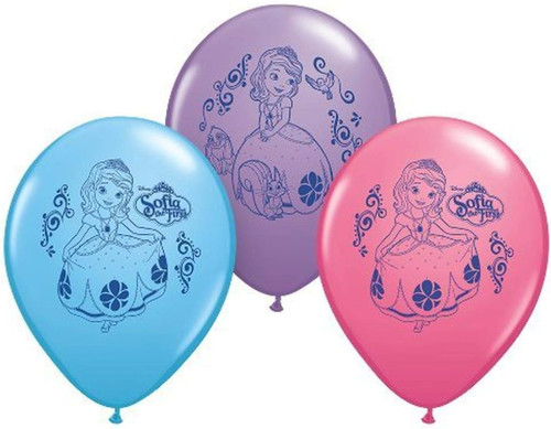 Sofia the First Disney Princess Kids Birthday Party Decoration Latex Balloons