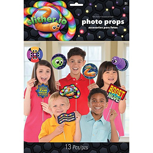 Slither.io Slither Snake Video Game Kids Birthday Party Favor Photo Props