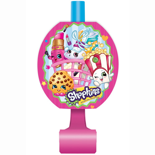 Shopkins Moose Toys Pink Cute Kids Birthday Party Favor Horns Blowouts