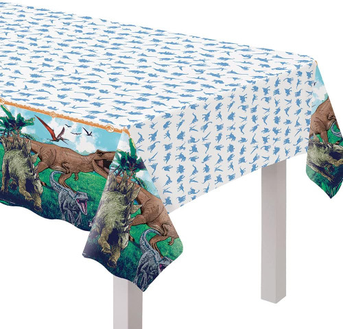 Jurassic World Into Wild Dinosaur Birthday Party Decoration Plastic Tablecover