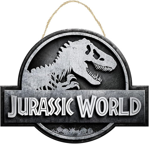 Jurassic World Into the Wild Dinosaur Birthday Party Decoration Foam Logo Sign