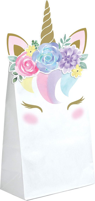 Unicorn Baby Shower Fantasy Animal Kids Birthday Party Favor Paper Treat Bags