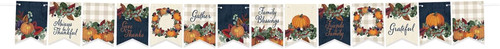 Fall Autumn Thanksgiving Holiday Party Hanging Decoration Banner Foil Streamer