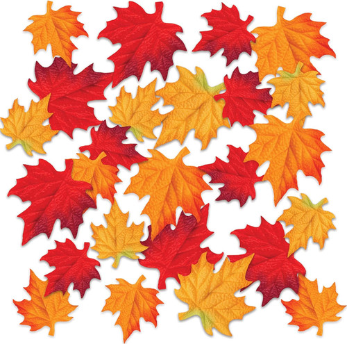 Thanksgiving Holiday Party Hanging Decoration Deluxe Fabric Autumn Leaves