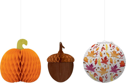 Fresh Autumn Leaves Fall Thanksgiving Party Decoration Hanging Paper Bouquet