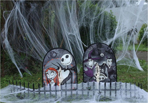 Nightmare Before Christmas Halloween Party Decoration Graveyard Scene Kit