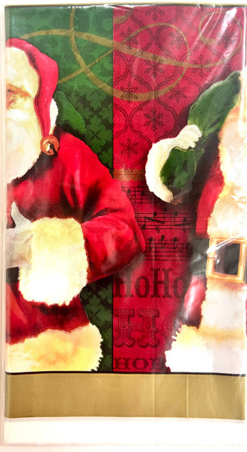 Magic Christmas Santa Claus Holiday Banquet Party Decoration Plastic Tablecover