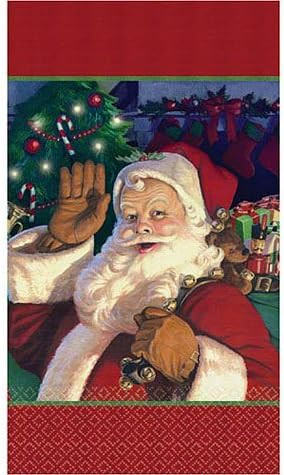Jolly St. Nick Santa Claus Christmas Holiday Party Paper Napkins Guest Towels