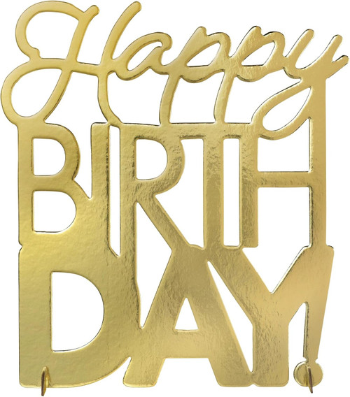 Golden Age Over the Hill Adult Birthday Party Party Decoration Foil Centerpiece