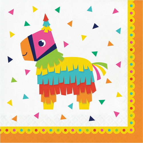 Fiesta Fun Cinco de Mayo Mexican Theme Birthday Party Paper Luncheon Napkins