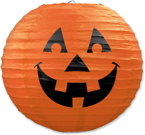 Jack-O-Lantern Pumpkin Haunted House Halloween Party Decoration Paper Lanterns
