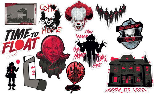 It Chapter 2 Movie Halloween Party Hanging Wall Decoration Paper Cutouts