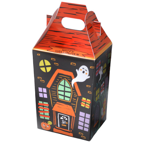Spooky Friends Haunted House Carnival Halloween Party Paper Favor Boxes