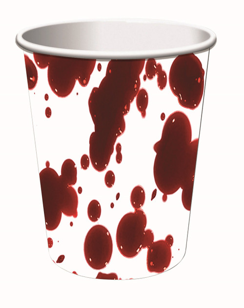Bloody Mess Haunted House Carnival Halloween Party 9 oz. Paper Cups