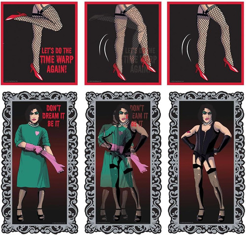 Rocky Horror Picture Show Halloween Party Decoration Lenticular Cutout Signs