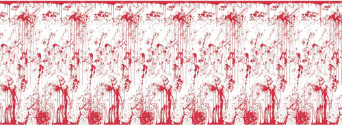 Bloody Haunted House Halloween Party Hanging Decoration Insta-Theme Backdrop