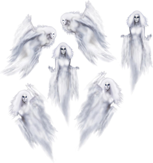 Ethereal Ghost Haunted House Halloween Party Wall Decoration Insta-Theme Props