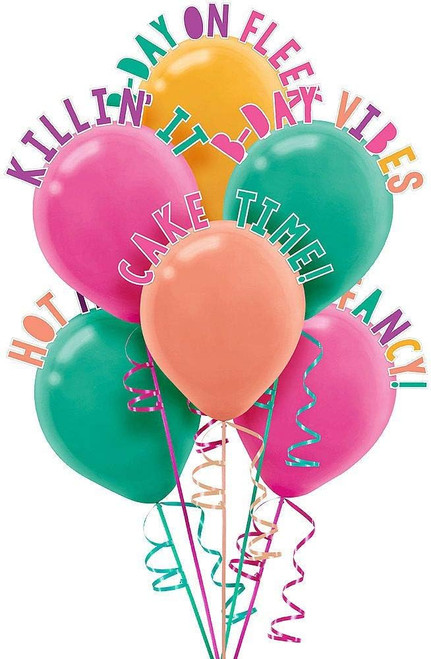Young and Fab Over the Hill Adult Birthday Party Latex Balloon Decorating Kit