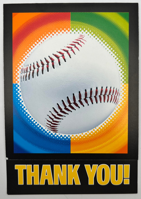 Championship Baseball Sports Banquet Birthday Party Thank You Notes Cards