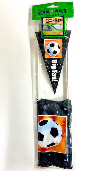 Championship Soccer Sports Fan Party Decoration Car Art Truck Auto Window Flags