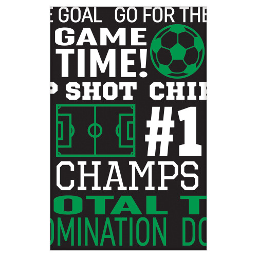 Goal Getter Soccer Sports Banquet Theme Party Decoration Plastic Tablecover