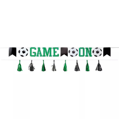 Game On Soccer Sports Banquet Birthday Party Hanging Decoration 2 ct. Banner Kit