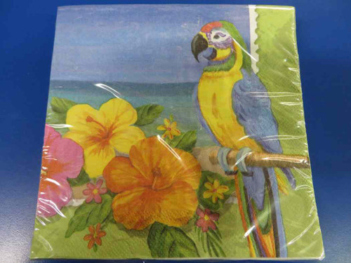 Tropical Vacation Luau Party Luncheon Napkins