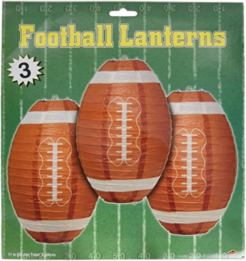Football Paper Lanterns Game Day Sports Banquet Theme Party Hanging Decoration