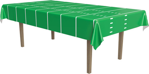 Football Field Game Day Sports Banquet Theme Party Decoration Plastic Tablecover